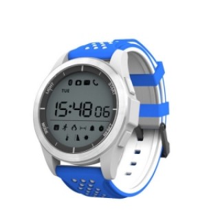 F3 IP68 Waterproof Sleep Monitor Pedometer Sport Fitness Bluetooth Smart Watch for IOS Android - Whi