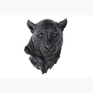 Faux Taxidermy- Black Mountain Lion - Wall Mount - Panther Mount Ml17