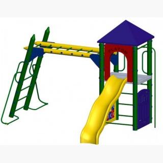 Fort Columbus Playground 5 Foot Deck Height