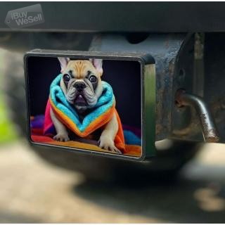 French Bulldog Trailer Hitch Cover