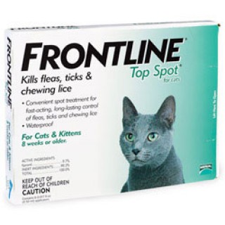 Frontline Top Spot for Cats (Green) 6 + 2 Free Pipette