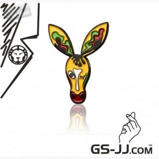 GS-JJ Drama Donkey Enamel Lapel Pin 1.5