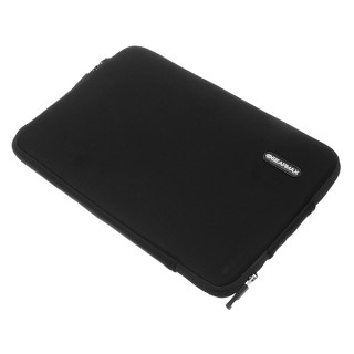 GearMax 11.6/13.3/15.6 Classic Laptop Bag Lycar/Pile Fabric Black Laptop Bag for Macbook