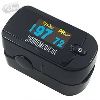 Generation 2 OLED Black Color Fingertip Pulse Oximeter