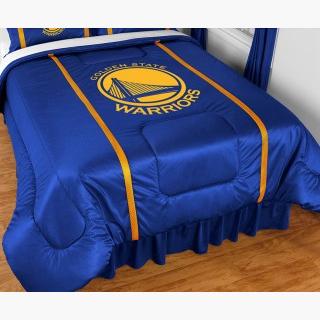 Golden State Warriors Queen Comforter - NBA Basketball Team Logo Bedding