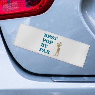 Golf Design Magnetic Bumper Sticker Gifts for Dad