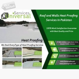 Heat Proofing For Roof and Walls Services in karachi, Pakistan