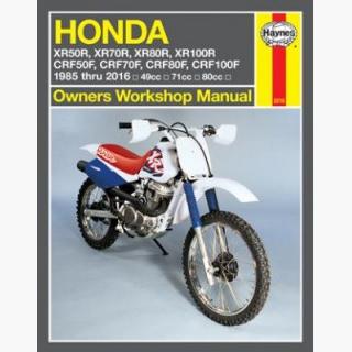 Honda XR50R XR70R XR80R XR100R CRF50F CRF70F CRF80F CRF100F Haynes Repair Manual 1985-2016