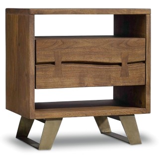 Hooker Furniture Transcend Nightstand in Medium Wood