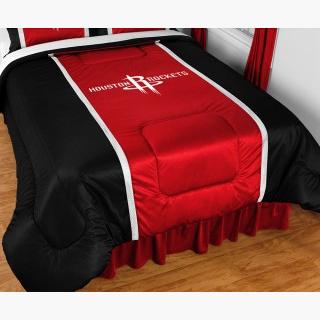 Houston Rockets Queen Comforter - NBA Basketball Team Logo Bedding