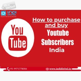 How to purchase and buy youtube subscribers india