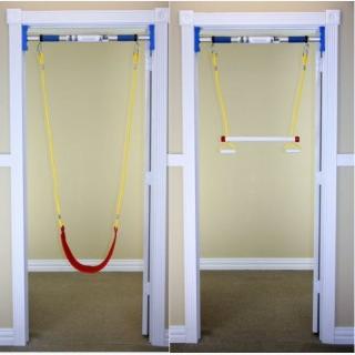 Indoor Swing Combo Kit With Bar Swing And Trapeze
