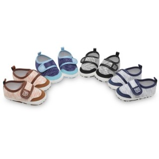 Infant Toddler Baby Boy Casual Shoes Cotton Soft Sole Non-Slip Maigc Tape Sneaker Prewalker Light Bl