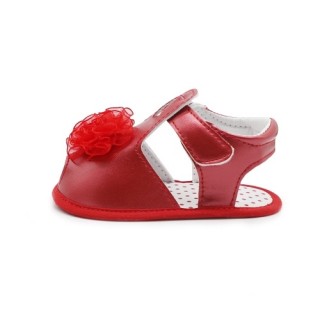 Infant Toddler Baby Shoes Summer Sandal Soft Sole Non-Slip Flower Prewalker White 4M