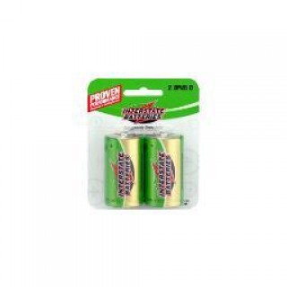 Interstate Batteries Dry0020 1 5V Alkaline D Batteries  2-Pack