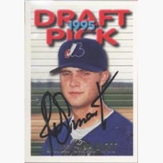 J.D. Smart Montreal Expos 1995 Topps Draft Pick Autographed Card - Rookie Card. This item comes with