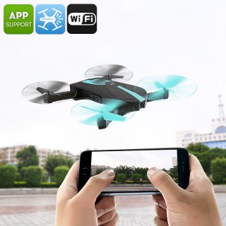 JYO18 Drone - Foldable,  Camera, 6 Axis Gyro, FPV, 30M Range, Smartphone Control App