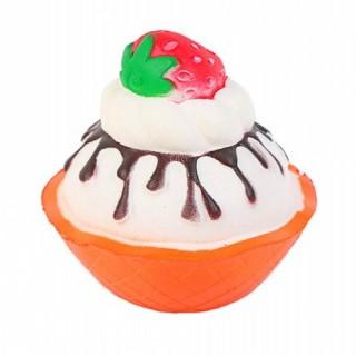 Jumbo Squishy Stylish Strawberry Ice Cream PU Stress Reliever Toy