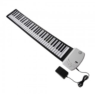 Kids Musical Instruments 61 Keys Roll Up Electronic Keyboard Piano