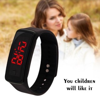 Kids Sport Electronic LED Bracelet Silicone Smart Watch Children Wrist Digital Watches