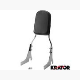 Krator Sissy Bar Backrest Motorcycle Passenger Seat Pad For 2002-2003 Kawasaki Vulcan 800 / Classic