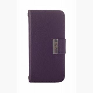 Kyasi Signature Phone Wallet Case for Apple iPhone 5 or iPhone 5S Deep Purple