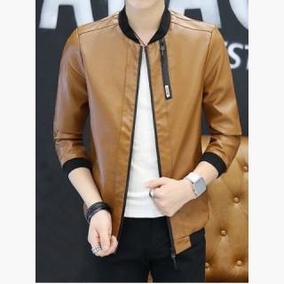 Leather Clothes Jacket Long sleeved Men Jacket Boys Spring And Autumn Youth Handsome  Autumn Clothes