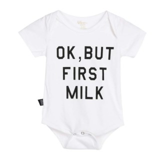 Letter Printed Baby Boy Clothes White Newborn Clothes Baby Rompers Long Sleeve Overalls Baby Body Ju