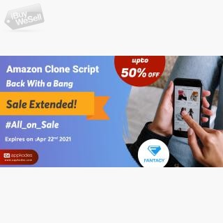 Limited Period Offer - Grab the deal of up to 50% offer for Amazon clone