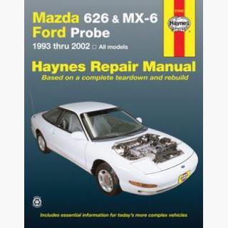 Mazda 626 MX-6 &amp; Ford Probe Haynes Repair Manual covering 1993-2002