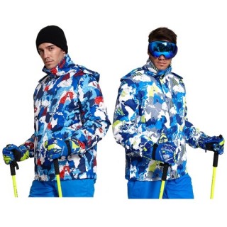 Men's Hooded Windproof Ski Jacket