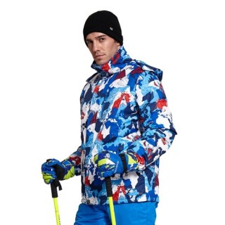 Men's Hooded Windproof Ski Jacket