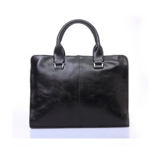 Men Casual  PU Leather Laptop Business Handbag Leisure Shoulder Bag