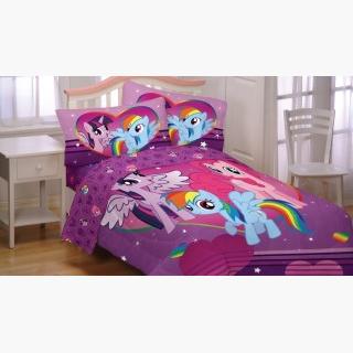My Little Pony Twin Bed Comforter - Equestria Girls Rainbow Mania Bedding