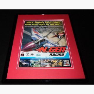 N Gen Racing 2000 Playstation Framed 11x14 ORIGINAL Advertisement