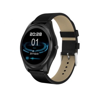 N3PRO 1.3â€쳌 TFT MTK2502 Bluetooth Smart Watch Heart Rate Monitor Leather Band Bracelet