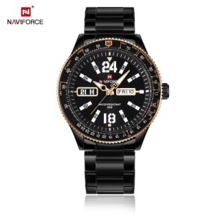 NAVIFORCE Fashion Casual Luxury Watch 3ATM Water-resistant Quartz Watch Luminous Men Wristwatches Ma