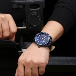 NAVIFORCE Fashion Causal Men Watches Quartz Male Watch 3ATM Water-resistant Luminous Wristwatch Cale