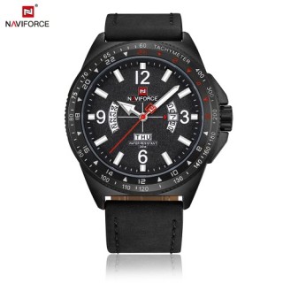 NAVIFORCE Sport Quartz Watch 3ATM Water-resistant Men Watches Luminous Military Wristwatch Male Cale