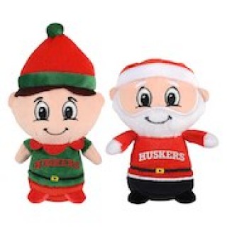 Nebraska Cornhuskers 2-Pack Santa & Elf Teamie Beanies