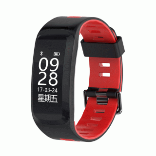 No.1 F4 Blood Pressure Heart Rate Monitor Pedometer IP68 Waterproof Smart Wristband For iOS Android