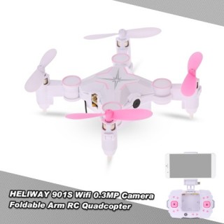Original HELIWAY 901S 2.4G 6 Axis Gyro Wifi FPV 0.3MP Camera Foldable Arm RC Quadcopter