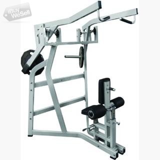 Plate loaded gym equipment