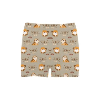 Pomeranian Pattern Briseis Skinny Shorts