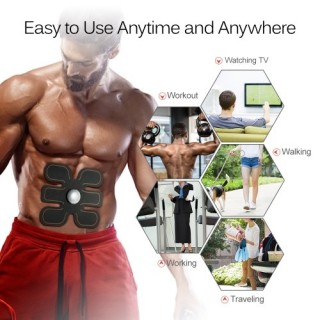 Portable Unisex Fitness Training Gear Abdominal Muscle Trainer Smart Body Building Fitness ABS for A