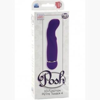 Posh 10 Function Petite Teaser Silicone Massager Waterproof Purple
