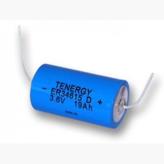 Primary Ultra High Energy Density Lithium Battery: D Size 3.6V 19 Ah (ER34615 / SAFT LSH20 ) With Wi