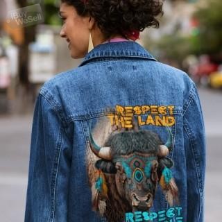 Printed Denim Jacket for Men (Tennessee ) Knoxville