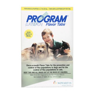 Program Flavour Tabs For Dogs 14.8 - 44lbs (Brown) 6 TABLET