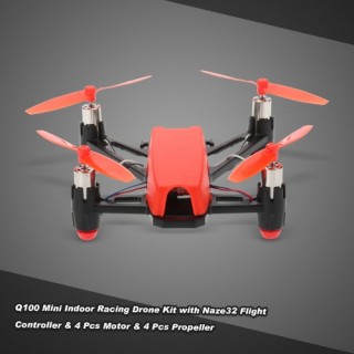 Q100 Super Mini 4-Axis Micro FPV Racing Quadcopter Frame Kit with Naze32 Flight Controller 4pcs 8520